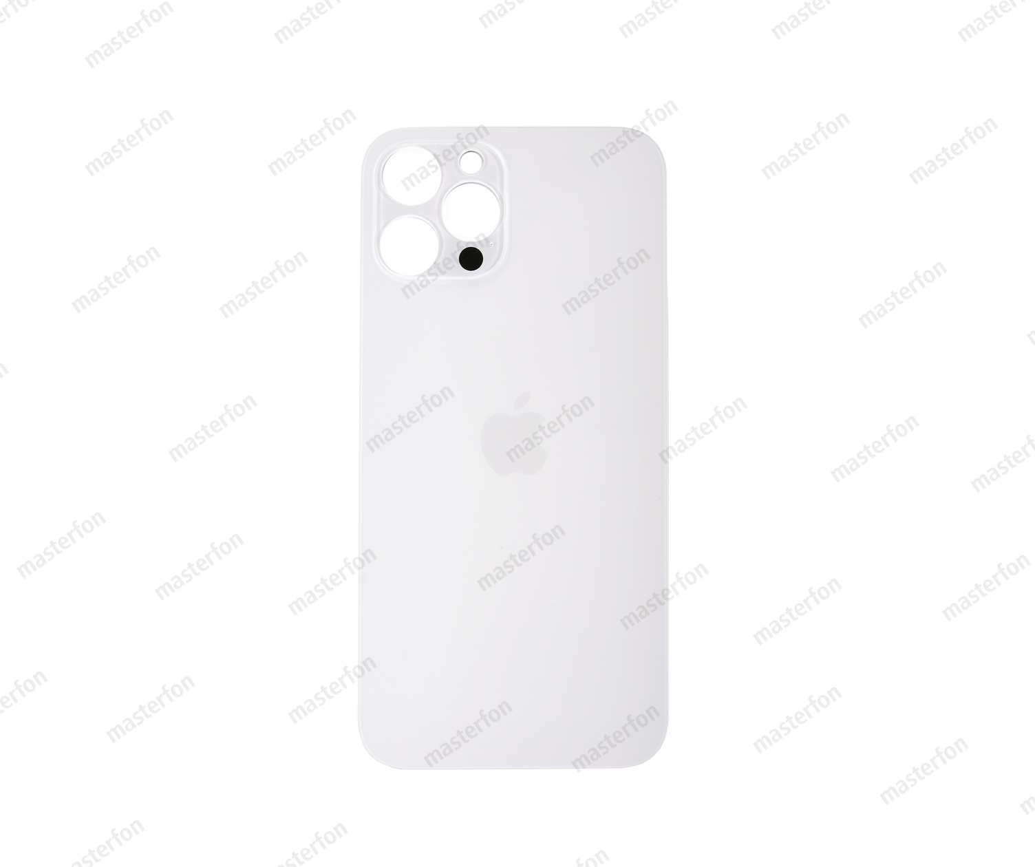 Заднее стекло iPhone 12 Pro Max (с увеличенными отверстиями) белое