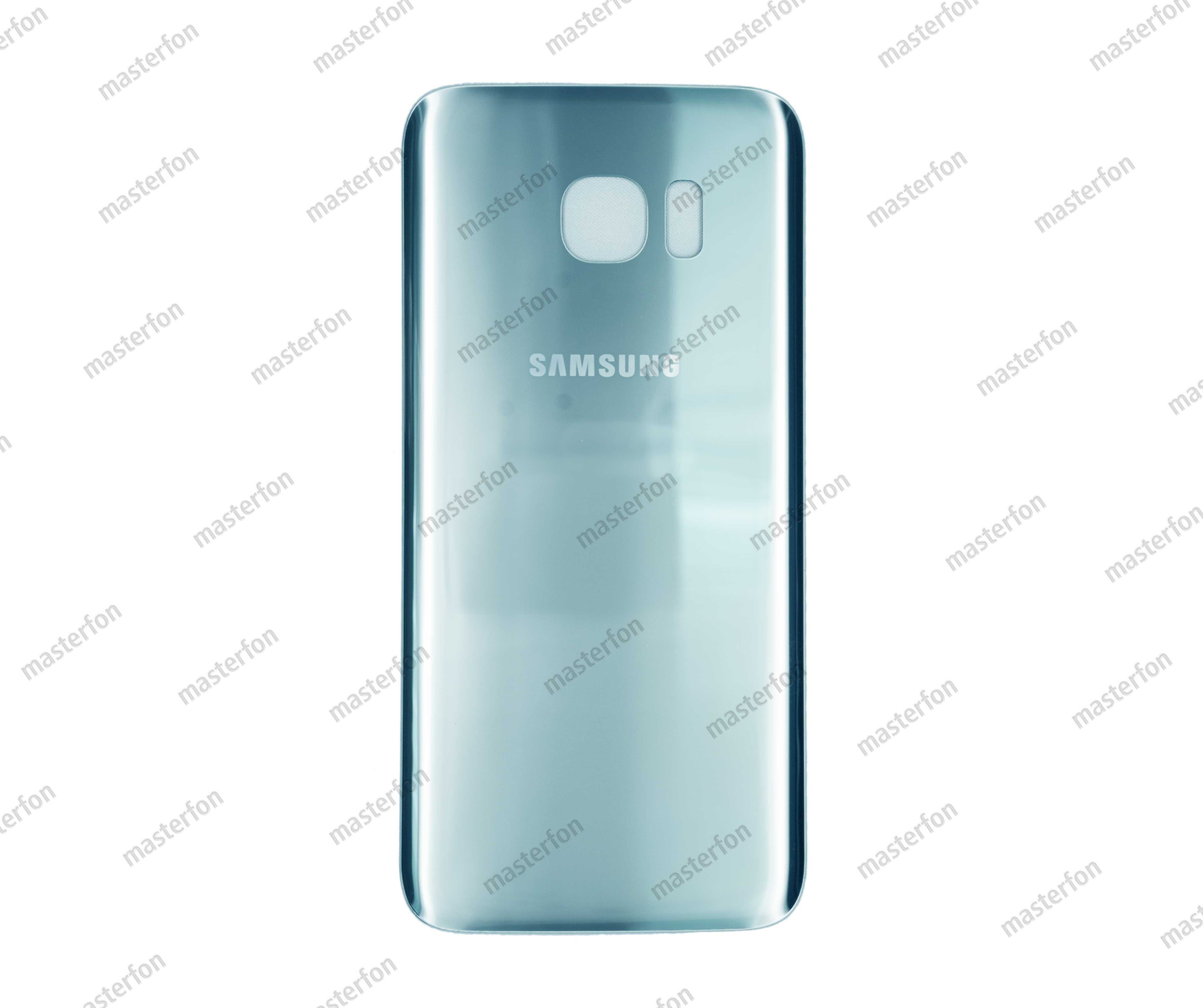 Задняя крышка Samsung S7 Edge SM-G935 (без глазка) голубая