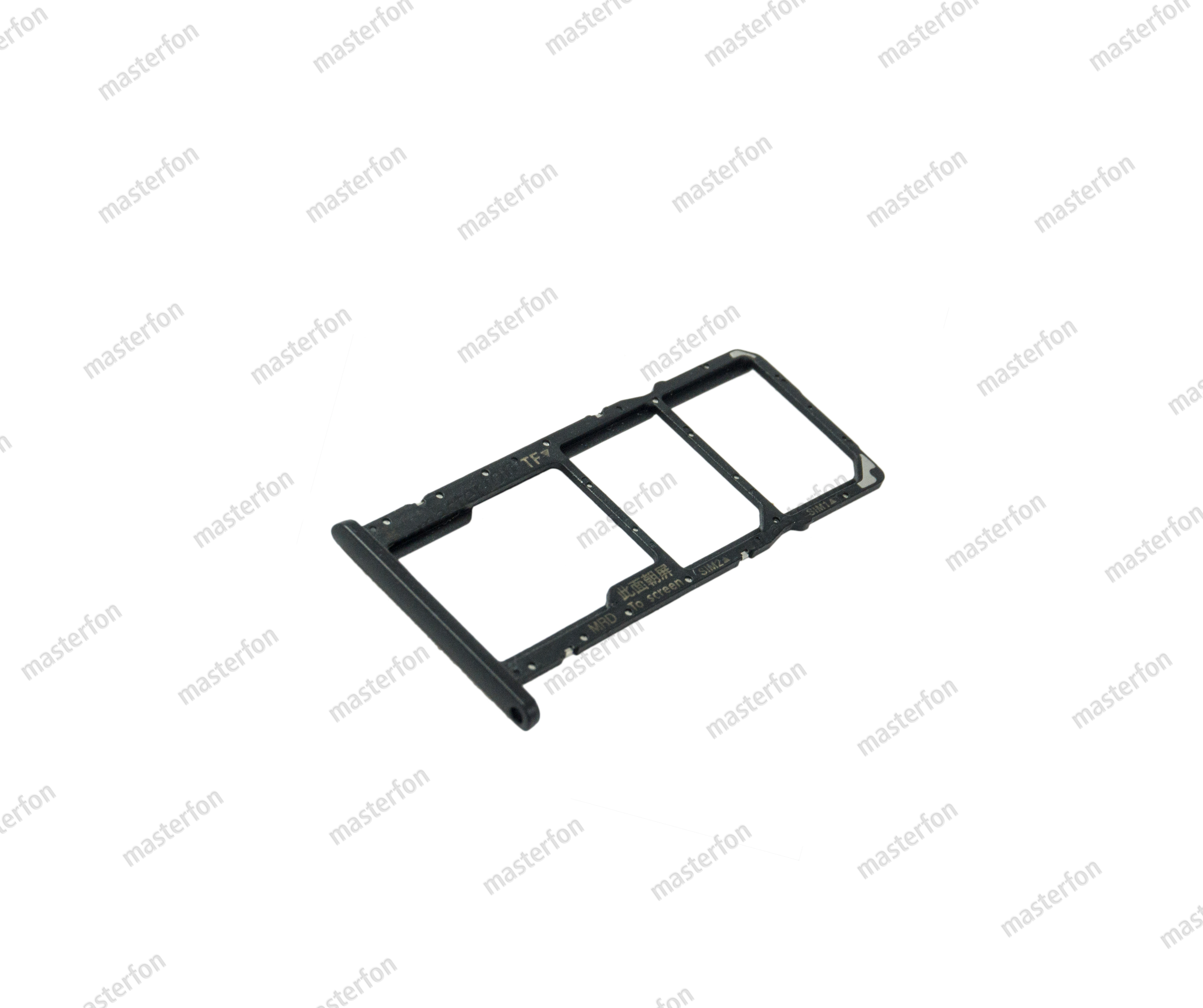 Держатель SIM карты Huawei Y6 2019 черный