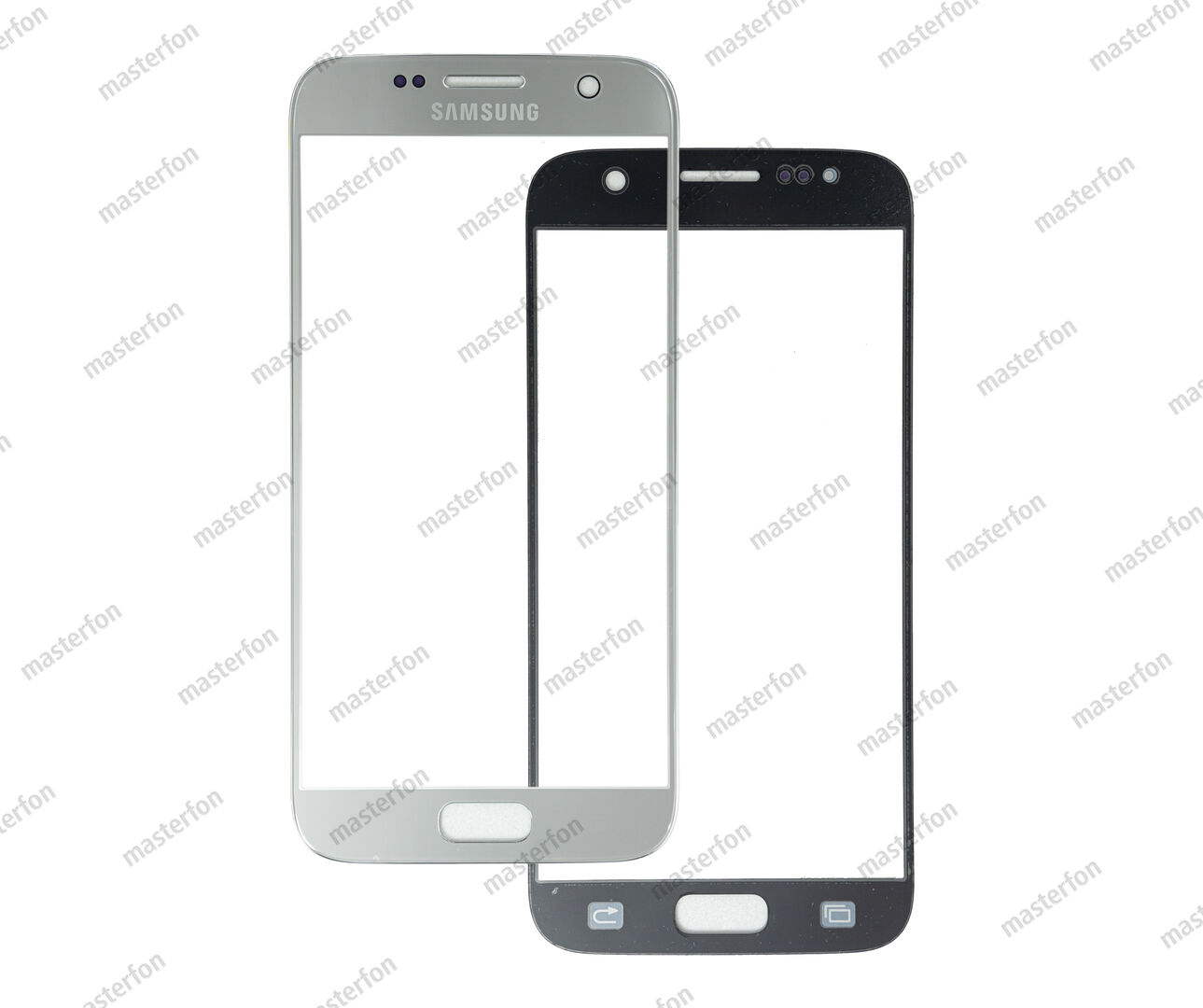 Стекло для переклейки Samsung S7 SM-G930 AAA серебро